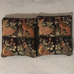 Animal Tapestry Accent Pillows